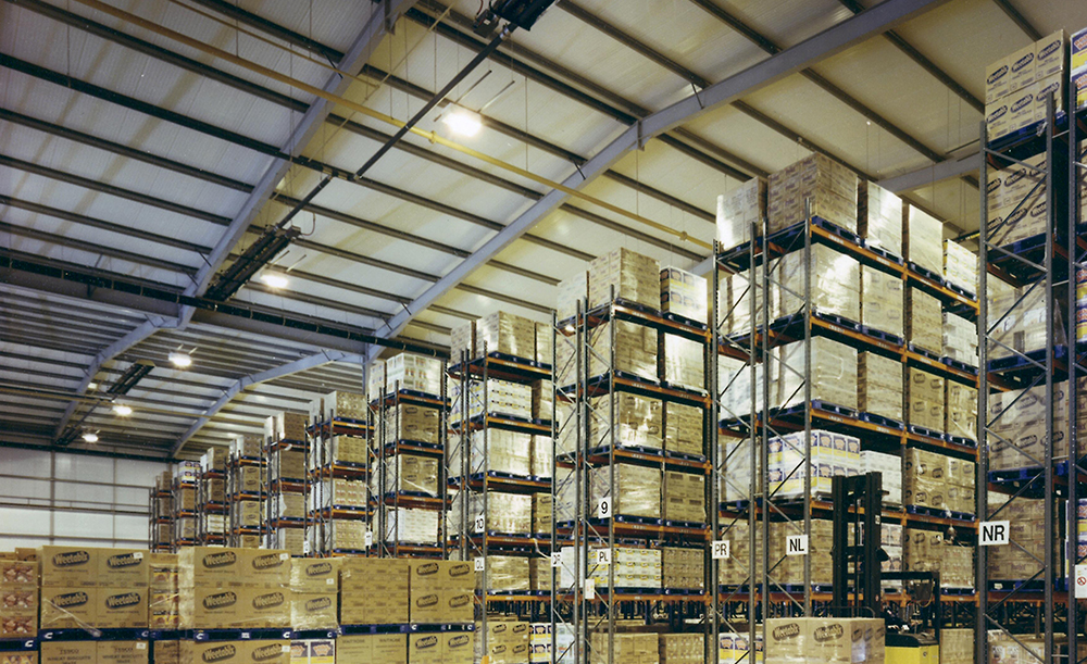 Heating solution for warehouse facility